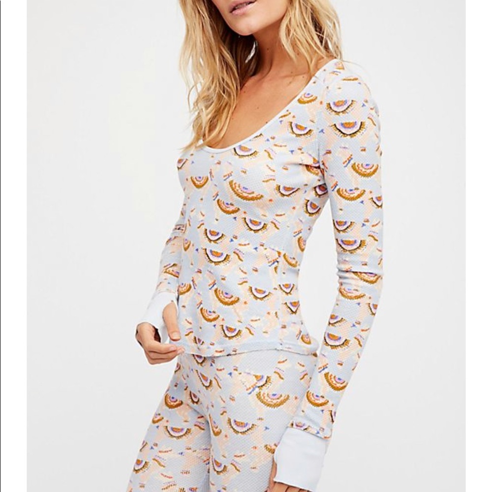 Free people wake me up set llama pj NWT - Picture 3 of 5